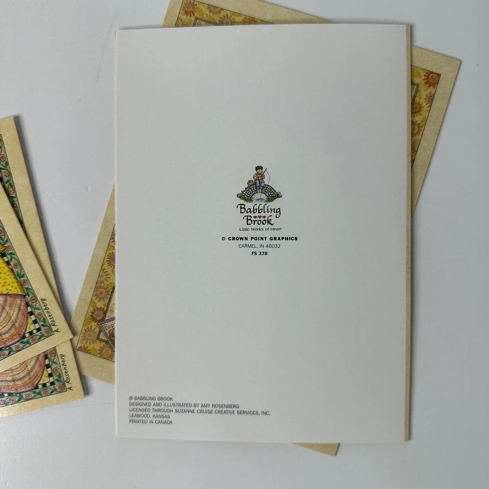 Daily Blessings 11 Blank Friendship Cards Envelopes Amy Rosenberg Babbling Brook